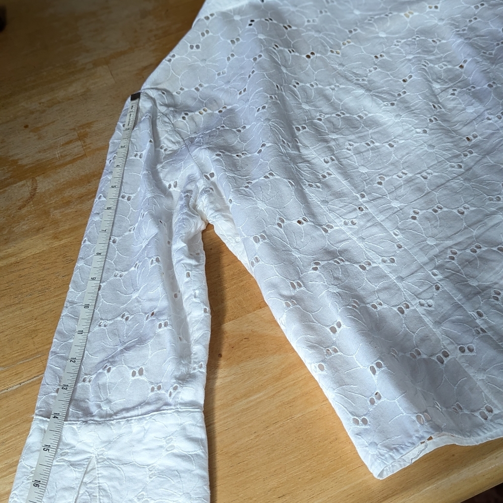 INC cotton lace shirt - Picture 4 of 7